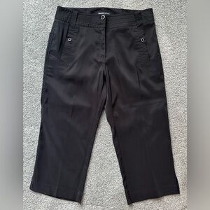 DKNY Golf Women’s Capri Black Golf Pants Size 4‎